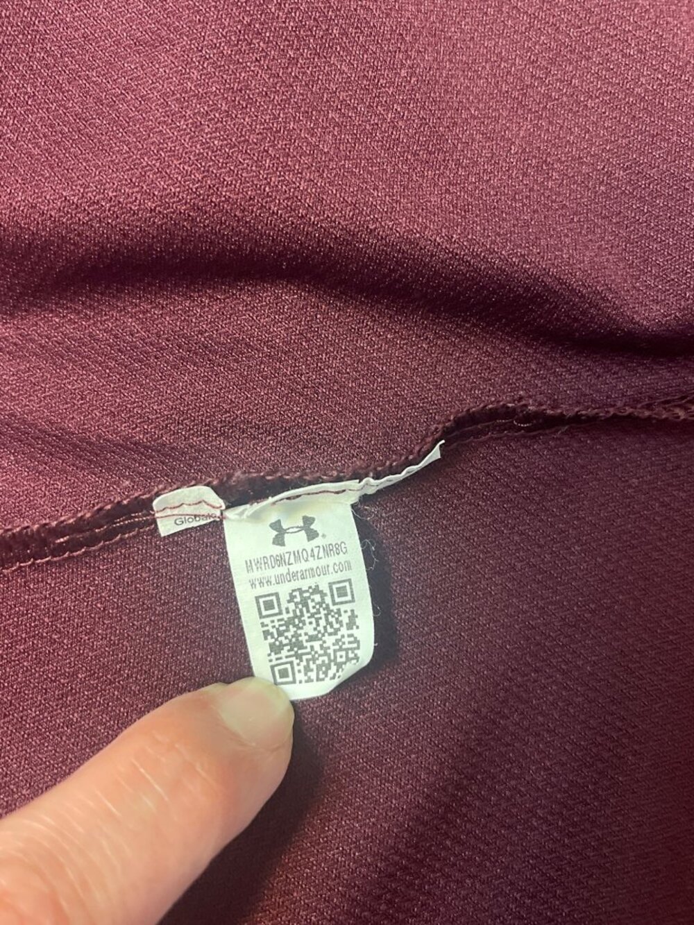 Under Armour Loose Fit Polo Deep Purple Sz Large - Picture 4 of 6
